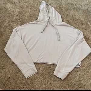 Womens Cropped Hoodie Size Large